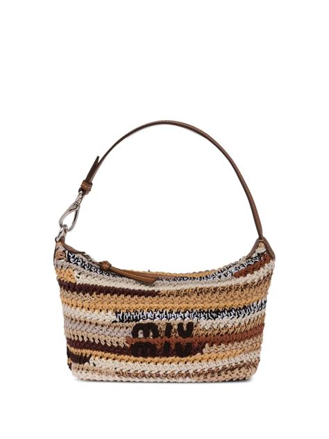 miu miu adventure bag price|miu miu crochet bag.